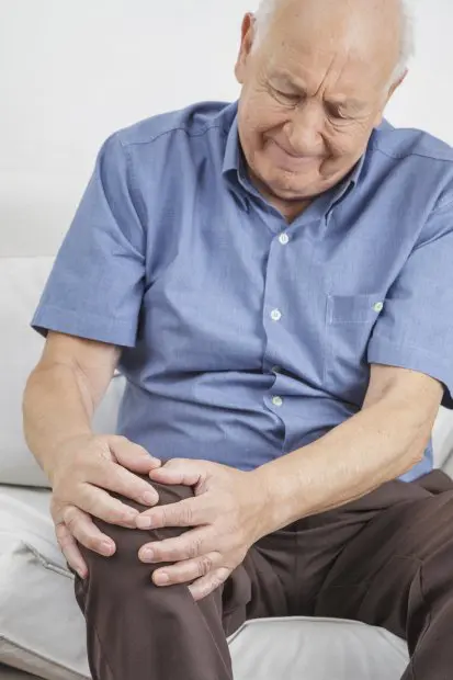 Senior with Knee Pain