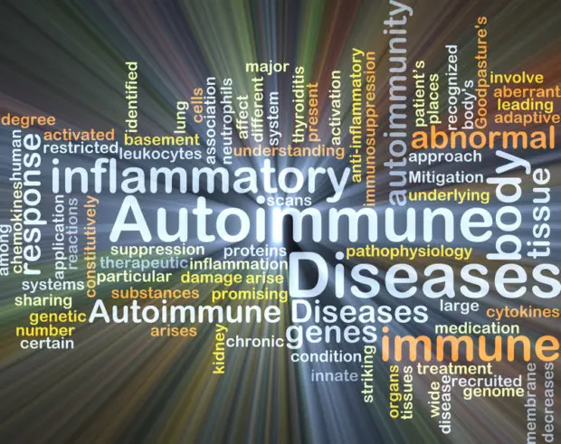 Word cloud that has words that connect to chronic conditions and diseases.